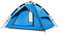 Naturehike Camping Zelt Automatisches 4 Personen Leichtes Pop Up Wurfzelt Wasserdicht & Winddicht Kuppelzelt mit Vorzelt Multifunktions Familienzelt Festivalzelt（Blau）