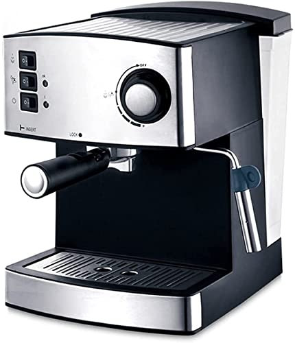 CVNIMV Cafetera Espresso a Vapor de 15 Bares, Sistema de Espuma de Leche para el hogar, Dispositivo de protección contra sobrecalentamiento y presión, 1,6 l