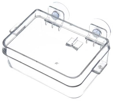 Kisangel Fütterungsbox für Reptilien Aus Acryl Beobachtungsfunktion Schüssel für Schlangen Eidechsen Skorpione
