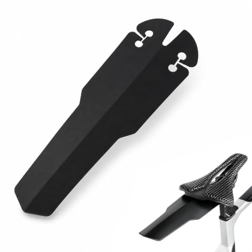 Livawnd Mudguard for Road Bike, Waterproof Bicycle Mudguard Rear Ultralight Tail Under Saddle Fender Ass Saver Clip-on Rear Splash Guard for Road or Mountain Bike Singlespeed Urban Gravel
