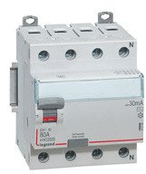 Legrand 411733 Interruptor Diferencial - Potencia de 400W - Intensidad de 40A y Sensibilidad de 500 mA - Color Gris - 78x101x89 cm - 1 Pieza