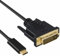 USB-C to DVI Cable - 4K@30Hz Thunderbolt to DVI Cable,USB Type-C to DVI Female, Support 2017-2020 MacBook Pro, Surface Book 2, Dell XPS 13, Galaxy S10 (1M)