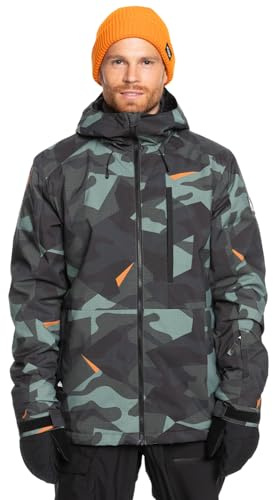 Quiksilver Snow Jacket Mission Printed JK Men Green S