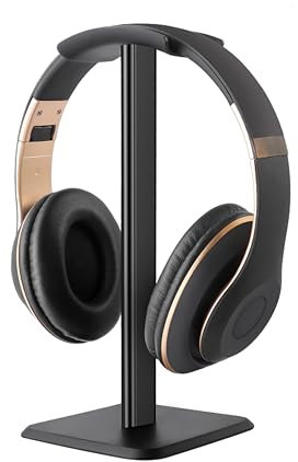 DIVID® Kopfhörer Stand Flach | Gaming Kopfhörer Ständer | Over Ear Kopfhörer Stand| Gewichteter Standfuß| Headset Halterung