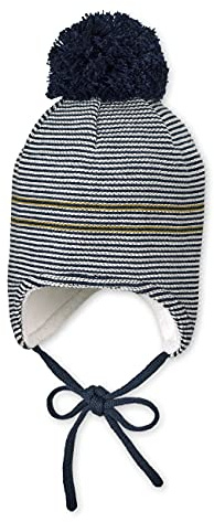 Sterntaler Berretto a Maglia da Bambina Ringeli, Natur, 51 cm