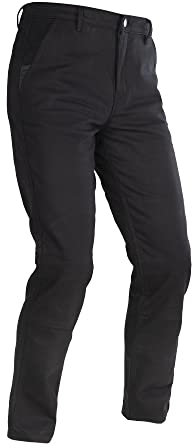 Oxford Products Chino AA Pantalones de Motocicleta, Negro, 40 W para Hombre