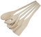 PARENCE.- Ustensiles à Salade en Bois 5 Pièces/Ensemble de 5 ustensiles de Cuisine/Couverts à Salade, Spatule, Cuillère- 30,5 cm