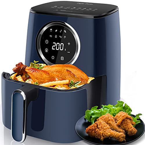 Taylor Swoden Marina - Friggitrice ad aria senza olio 8 in 1 con pannello touch a LED. Cestello interno antiaderente da 4.2L, ideale per una famiglia da 4/6 persone. Potenza da 1400w, color blu |