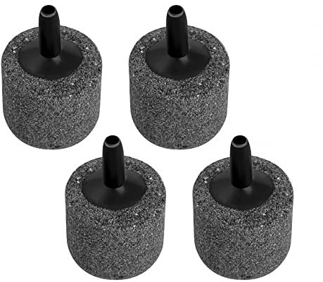 DONGKER Aquarium-Luftstein 2,2cm, 4 Stück Luftsteinkugel Blasendiffusor-Entriegelungswerkzeug für Nano-Luftpumpen, kleine Eimer und Aquarien