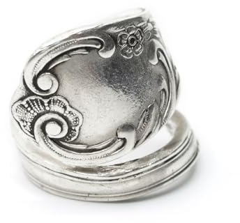 Miniblings Real Silver Ring 825 Sterling Cutlery Handmade Unique Antique AB6 - Handmade Fashion Jewelry - Fingerring