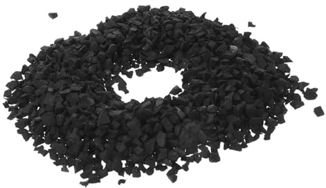 BESPORTBLE Granuli di Gomma per Prato Sintetico 1,9 kg Riempitivo Drenante e Ammortizzante per Campi Sportivi e Manto Erboso Sintetico, Materiale Resistente all’Usura per Uso Esterno