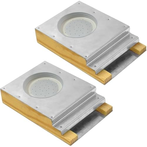 Toheitian 2 Alimentadores de Abejas, Equipo Externo para Beber Miel, Utilizado para Jarabe o Agua