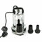 Pompa sommersa in acciaio inox, pompa per acqua sporca, pompa da giardino, alta pressione di consegna, pompa sommersa per acqua sporca, 160 W, 12 V