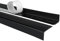 Quest Treppenkantenprofil Selbstklebend 30x27mm, PVC Kunststoff Antirutsch-Profil für Treppenkanten, RM – schwarz, 130cm