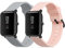 kwmobile 2x Sportarmband kompatibel mit Huami Amazfit Bip S/Bip S Lite Armband - Fitnesstracker Band Set aus TPU Silikon