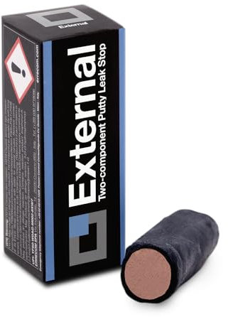 ERRECOM External, Turafalle Uso Esterno in Pasta bicomponente per Impianti di Climatizzazione e Refrigerazione, Ideale per Interventi urgenti, Evita Fermo impianto, 20 Grammi