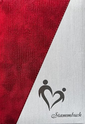 SPB Familienstammbuch Venus im Stammbuchformat aus Stoff und Leinen, mit Silberprägung Stammbuch – für Hochzeit, Standesamt & Kirche – mit 6 Ring-Mechanik für Heiratsurkunden, Geburtsurkunden