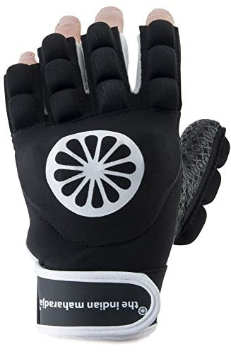 The Indian Maharadja Shell Foam Half Hockeyhandschuhe (Linke Hand) - XS
