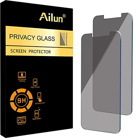 Ailun Privacy Screen Protector iPhone 17e/16e/14/13/13 Pro, 2 Pack