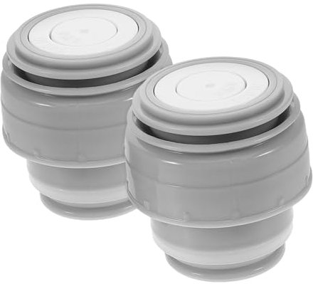 TOPBATHY Universal Replacement Stopper and Vacuum Flask Lid Compatible with Haers 45mm Mouth 500ml-1200ml Insulated Water Bottle, Leak Proof Cup Inner Lid Switch for Travel Mug Accessories, Grey