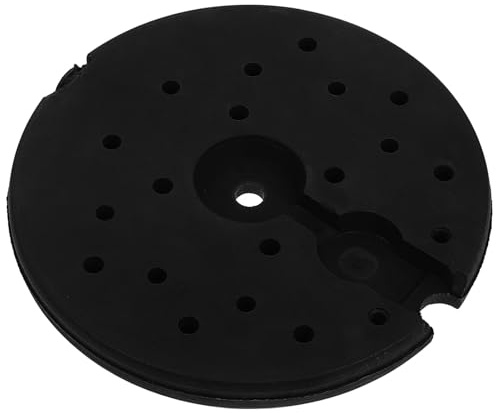 HINTRMENT Base per Lampada da Tavolo in Plastico Nero Contrappeso, Base Stabile e Sicura per Mantenere Stabilità, Accessorio Leggero per Lampade da Tavolo da Terra
