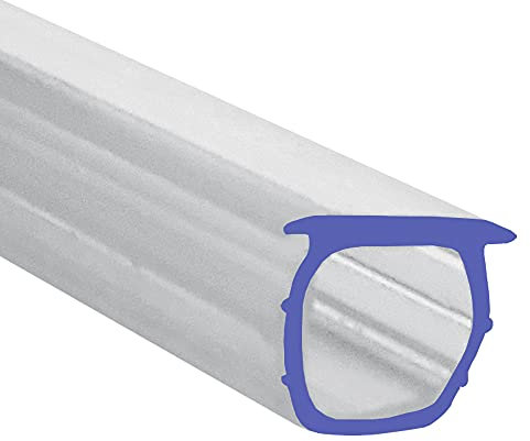 Soft Flexible Rubber Shower Seal | for Bi Folding Doors & Shower Screens | Fits Into Channel | BIF063 (90cm)