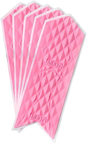 Bike Frame Protection Sticker Decal Scratch-Resistant Protection Guards Bike Chainstay Protector for MTB Road Bicycle (S Pink)