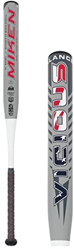 Miken Vicious 13 Balanced Dual Stamp Slow Pitch Softball Bat: MV13B1 34 27 oz.