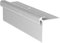 90 cm Treppenprofil CLASSIC 7 mm - Treppenkantenprofil für Treppenverkleidung und Treppenrenovierung - Farbe: Silber