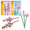 LEGO Creator Flower Bundle 3: Includes Lotus Flowers (40647) and Cherry Blossoms (40725), Botanical Collection Artificial Flowers Set for 8 Plus Year Old Girls & Boys, Valentine's Day Treat,Gift Idea