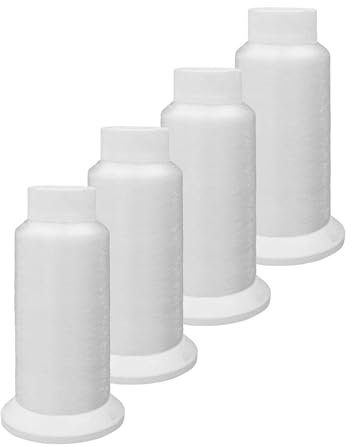 4 x 3658 m Nähgarn Overlockgarn transparent Nylongarn Mehrzwecknähgarn