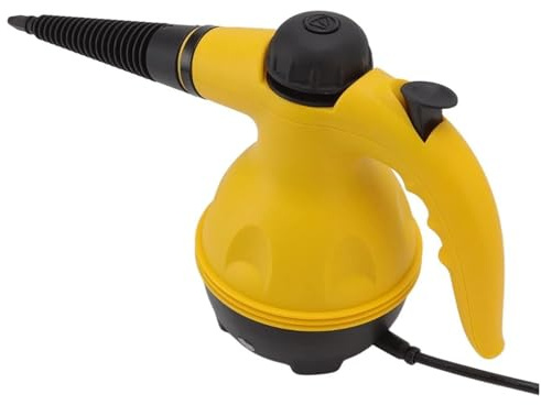 Pulitore a Vapore Portatile per Disinfezione – 1000W, 6 Accessori Inclusi, Serbatoio 350 ml, Cavo 2,8 m, Ideale per Pavimenti, Cucina, Bagno e Interni Auto | VAPERO