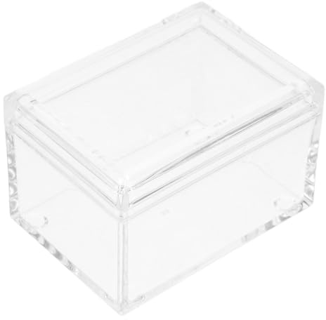 Milisten Caja Organizadora Acrílica para Bolsitas de Té 10.5x7x7 Cm, Contenedor Compacto y Resistente para Estación de Café, Porta Azúcar y Paquetes de Condimentos, Adecuado Reutilizable