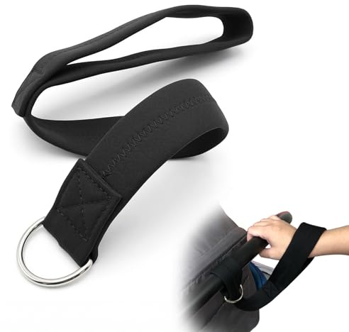BLPRKOT correa de seguridad para cochecito de bebé, correa de muñeca de seguridad para niños, correas de mano ajustables para silla de ruedas con mango acolchado suave, accesorio de seguridad