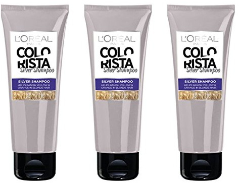 L'Oréal Paris Colorista Silver Shampoo, 200 ml, 3 Stück