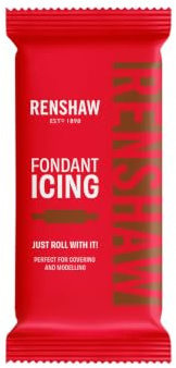 Renshaw Dark Brown Ready to Roll Fondant Icing, 250 g (Pack of 1) | Vibrant Icing for Cakes, Vegetarian & Vegan Friendly, Versatile for Cakes, Available in 20+ Colours, Improved Vanilla Flavour