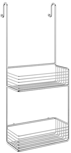 Smedbo Duschkorb mit Bodenplatte in verchromten Messing, 2-fach DK1141