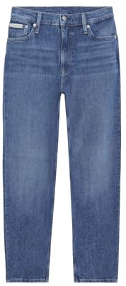 Calvin Klein Mom Jeanj20J224514, Jeans, Donna, Denim (Denim Dark), 25W / 28L