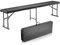 VEVOR Klappbank Bierbank 1830 x 307 x 430 mm, Camping Sitzbank klappbare Campingbank Gartenbank, HDPE Bierbank Faltbare Sitzgruppe Bierbankgarnitur Gartenbank, Outdoor-Aktivität Schwarz (1 Packung)