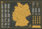 Deutschlandkarte zum Freirubbeln Wandposter Wunderschöner Luxus Große Landkarte zum Rubbeln - Perfektes Reisegeschenk - Made in Europe - 84.1cm x 59.4cm