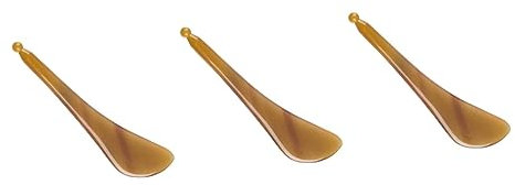 Ipetboom 3 Stk Yak Horn Klammer Schaber Massagestab glühen Schröpfen Planke clipboard sleek slack relaxan glatte Schabeplatte Körpermassagebrett Massagezubehör Hornverbrauch