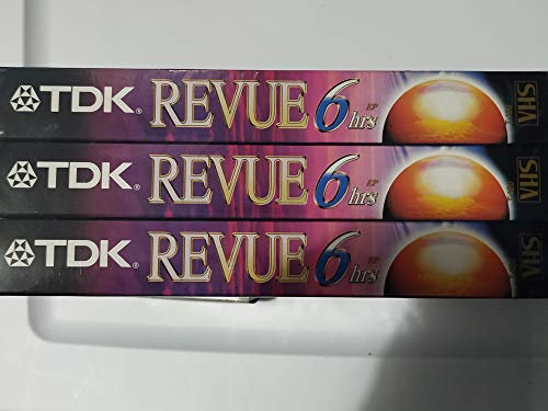 TDK VHS-Videokassette, 120 min, 3 Stück