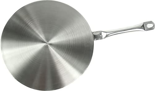 Luckyberg Induktionskochplatte für Espressokocher und Kochgeschirr Induktionskochteller Adapterplatte für Induktionsherd Gasherd Konverter aus Edelstahl Ø14,5cm