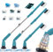 Elektrischer Spin Scrubber für Makita 18 V Akku 1000 U/min schnurloser Duschschrubber mit 8 Bürstenköpfen, 3 verstellbaren Griffen, Reinigungsbürste für Badezimmer Fliesen Boden Schrubber Reinigung
