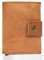 UMTI Slim Wallet mit Münzfach & RFID-Schutz 24- (10A) Mini Geldbörse Herren & Damen - Kartenetui Kreditkartenetui - Portmonee Geldbeutel Portemonnaie Tan