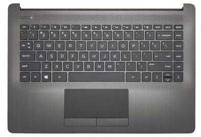 Table-King Clavier de rechange sans rétroéclairage avec distribution américaine pour HP 14-CM 14-CK 14T-CM 14Z-CM 14-DG 14q-CY avec surface noire brillante couvercle C, avec pavé tactile L23241-001