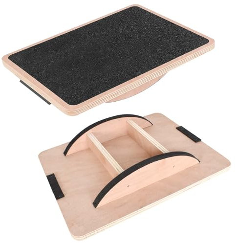 Tabla de Equilibrio Interactiva para Entrenamiento de Cuerpo Completo, Tabla Equilibrio Fitness, Wobble Balance Board para Entrenamiento Fitness, También Adecuada para Fisioterapia y Rehabilitación