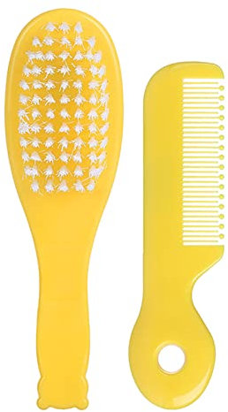 Lodoot Bürsten- und Kamm-Set für Kinder, weiche Nylonborsten, Haarbürste für Kleinkinder, Kopfmassage, Babybürsten-Set