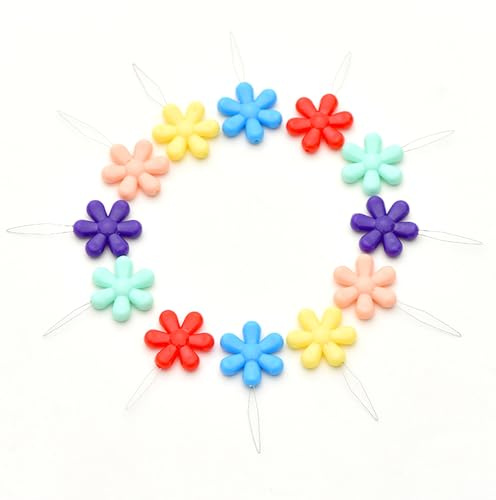 30 Piezas Enhebrador de Aguja de flores, Enhebradores de Agujas de Plásticode, para Coser a Mano Bordado de Hilo y Punto de Cruz Colores Surtidos