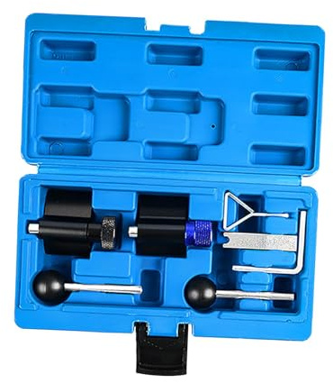 BaotyJie 7 Pièces Kit D'Outils de Calage Moteur Kit de Verrouillage d'arbre à Cames Outils de Blocage de Ensemble de Réparation Professionnel APPR, Boite Bleue